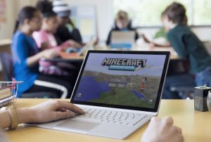 Minecraft on Surface photo by new.microsoft.com